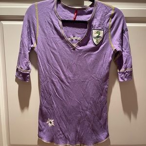 Alp n Rock Purple 3/4 Sleeve Size 2